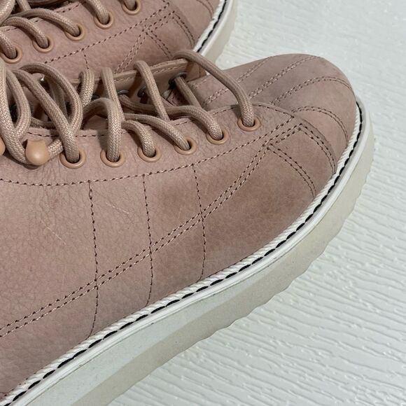 NWT Adidas Super Star Pink Boots Women’s Size 7‎ High Top Leather B37816 Shoes - Picture 12 of 12